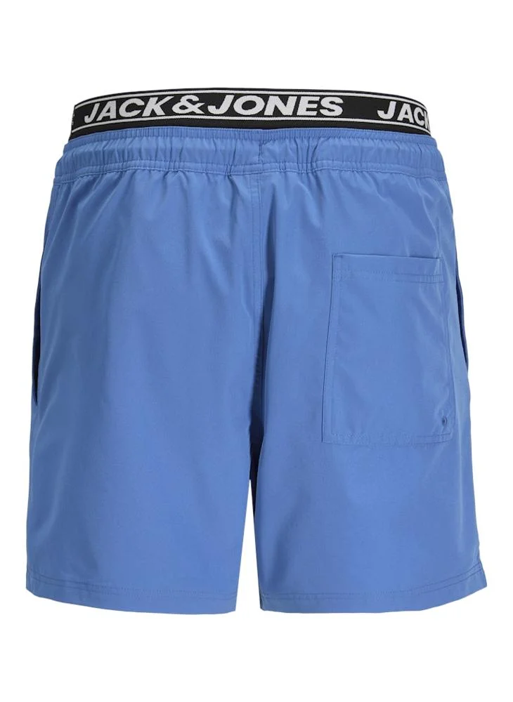 JACK & JONES  Logo Drawstring Swim Shorts for Men | Best Price UAE